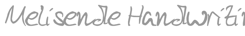 Melisende Handwriting Script